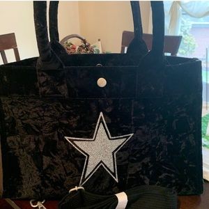 Quilted Koala crushed velvet East West bag⭐️